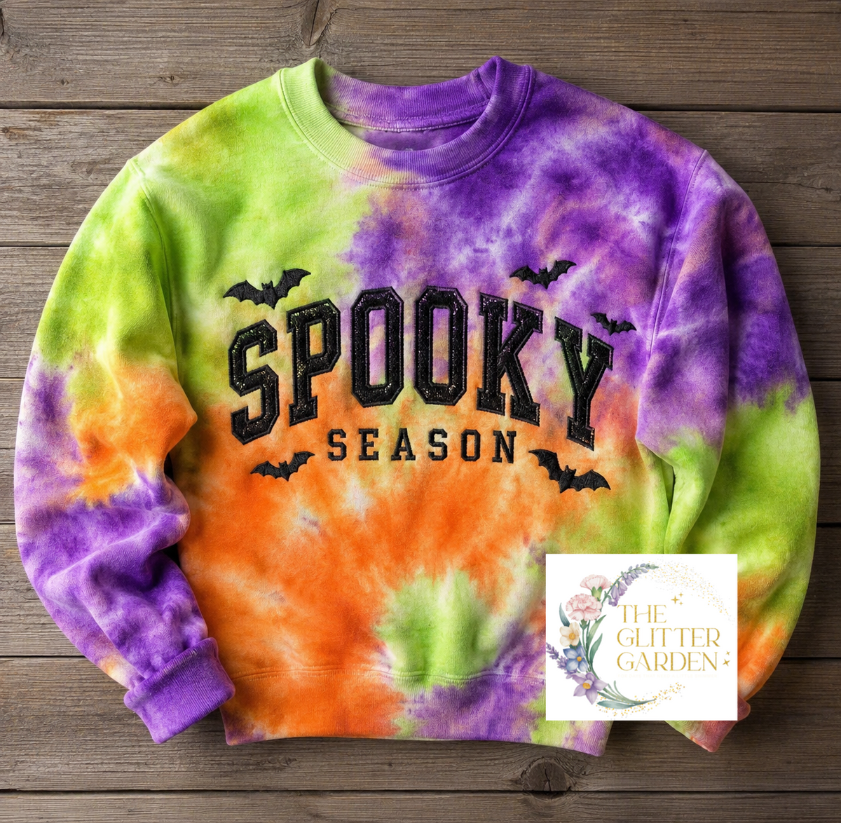 💜✨ HAND-DYED + EMBROIDERED CREWNECK PREORDER ✨💜